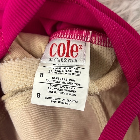 COLE OF CALIFORNIA TEXTURED SWIMSUIT - Picture 5 of 5